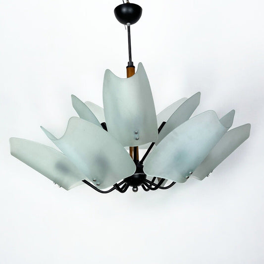 Lampadario vintage a 9 bracci lampada da soffitto stile classico anni '70 Categoria Lampade Appliques