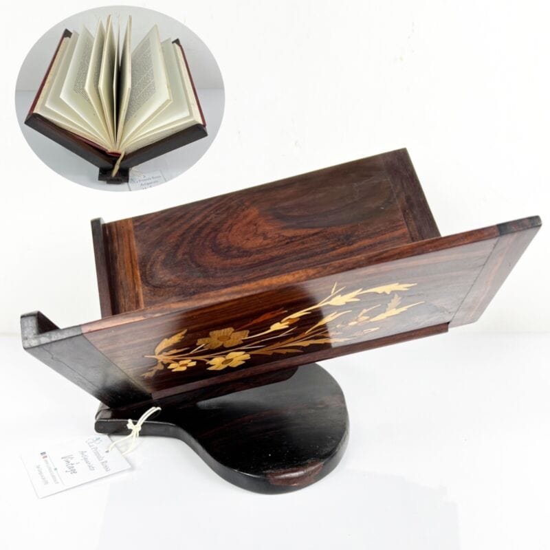 Supporto Per La Lettura Leggio In Bambù Per Libri. In Legno. Supporto Multifunzione, Portatile, Regolabile E Pieghevole, Per Libri Di Cucina, Ricette, Documenti, Laptop, Tablet O I-pad. Supporto Per Libri