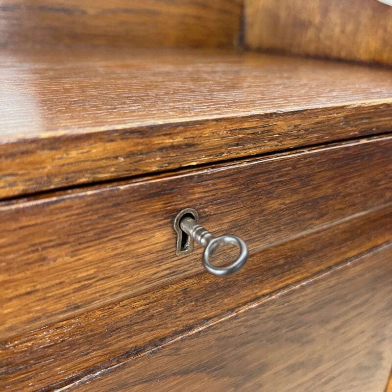 Libreria antica a ribalta stile retro mobile Mensola in legno chiaro soggiorno Categoria Arredamento