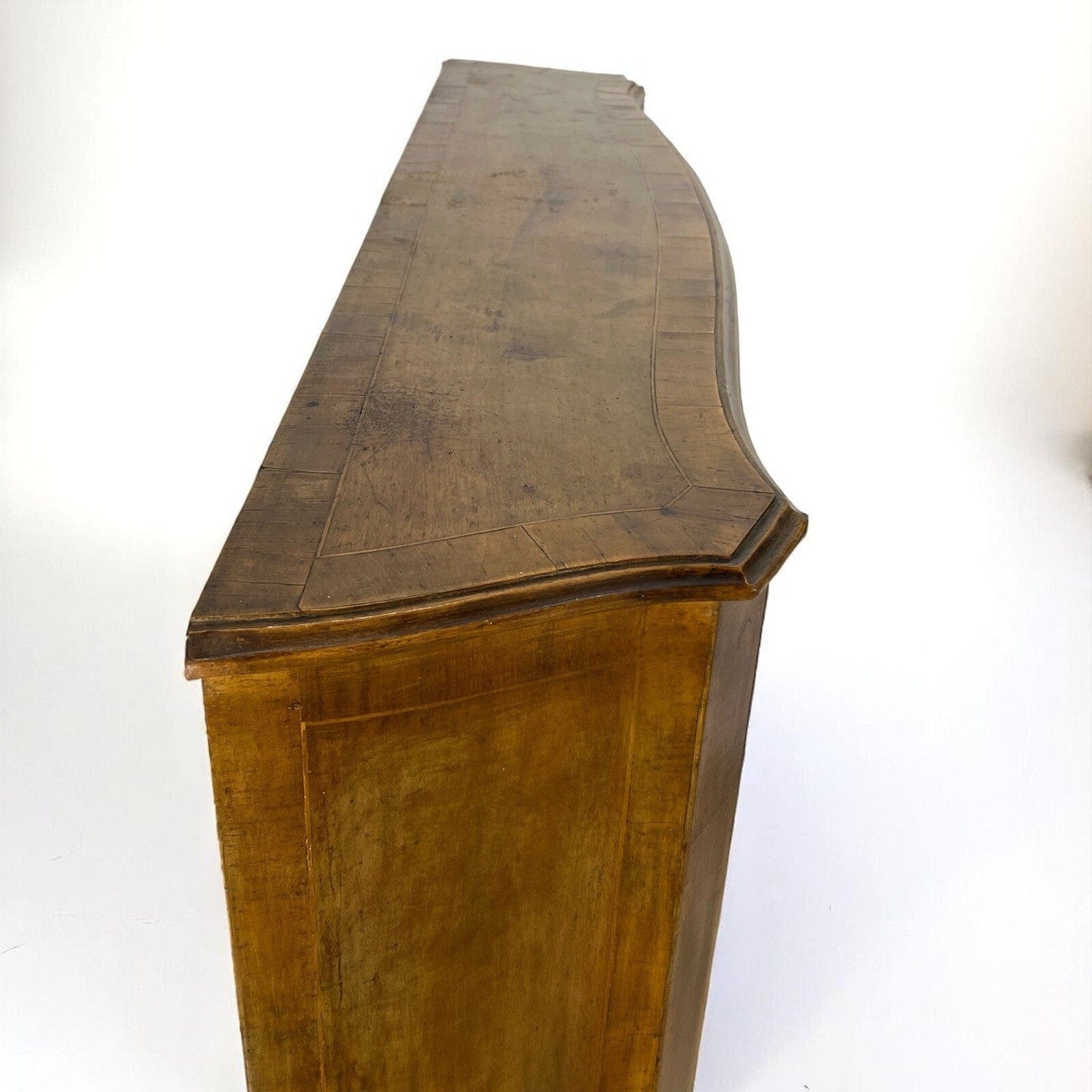 Libreria antica Etagere 900 mobile vintage in legno di noce lastronato soggiorno Categoria Vetrine