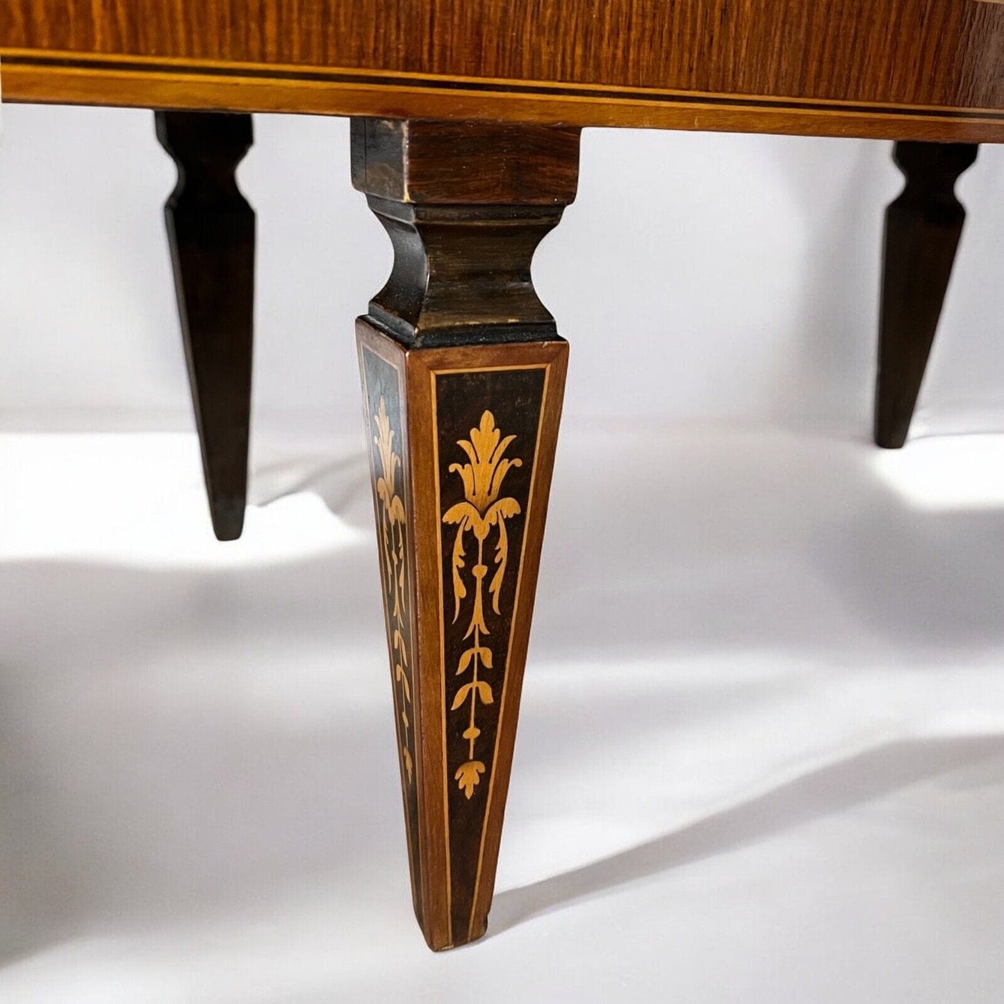 Libreria antica in stile LUIGI XVI Etagere 900 mobile legno intarsiato soggiorno Categoria Vetrine