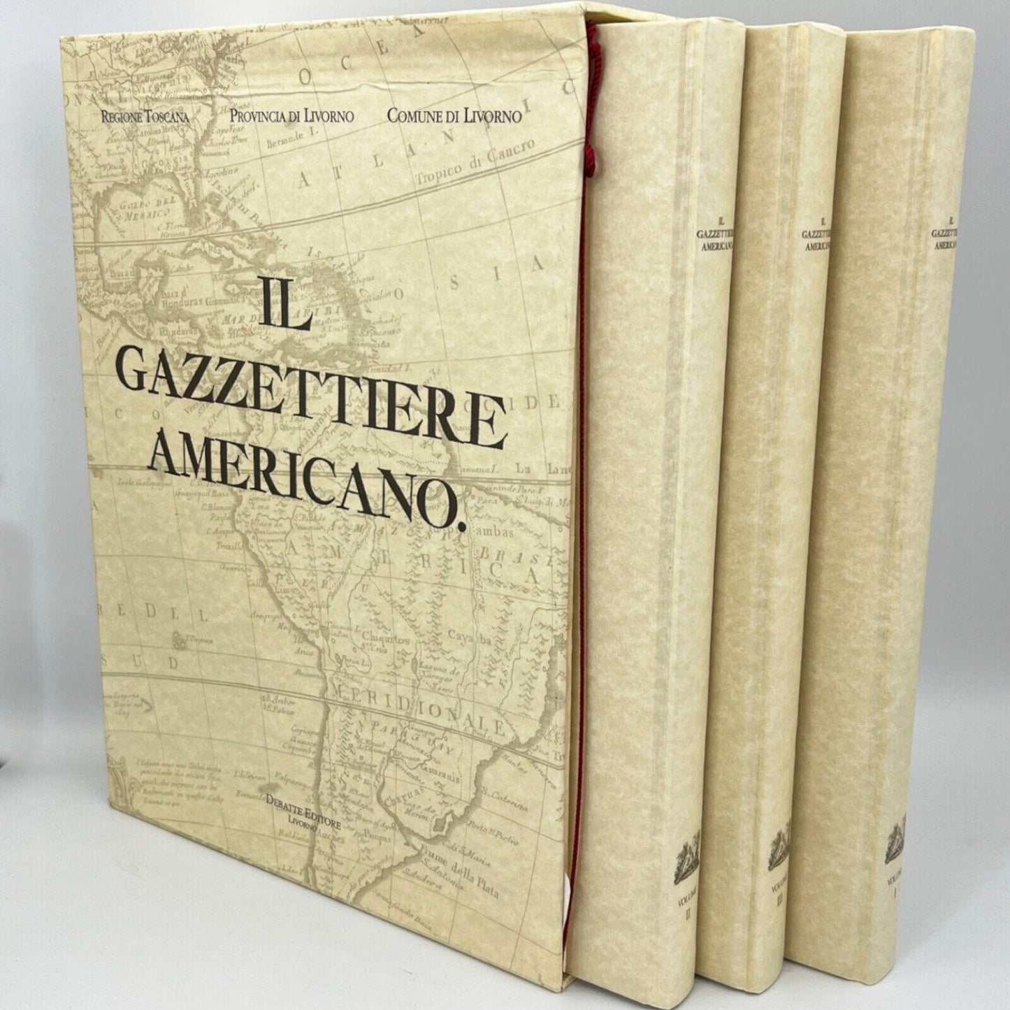 Libro Il Gazzettiere Americano 3 volumi anno 2003 Storia America XVIII secolo Categoria Libri