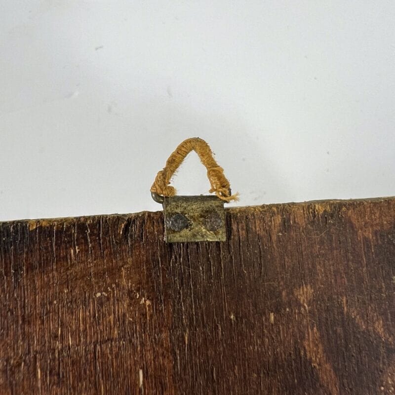 Madonna addolorata del Sassoferrato antica in legno e oro Icona religiosa 1960 Categoria  Oggetti sacri - rosari