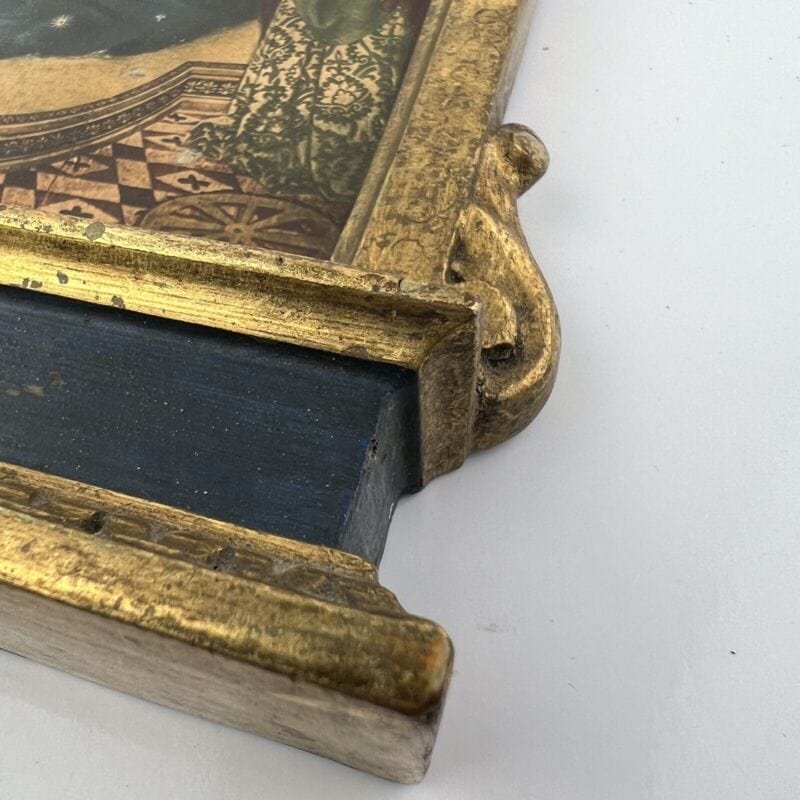 Madonna con il Bambino antica in legno e oro Icona religiosa Fiorentina Vergine Categoria Oggetti sacri - rosari
