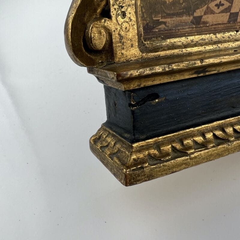 Madonna con il Bambino antica in legno e oro Icona religiosa Fiorentina Vergine Categoria Oggetti sacri - rosari