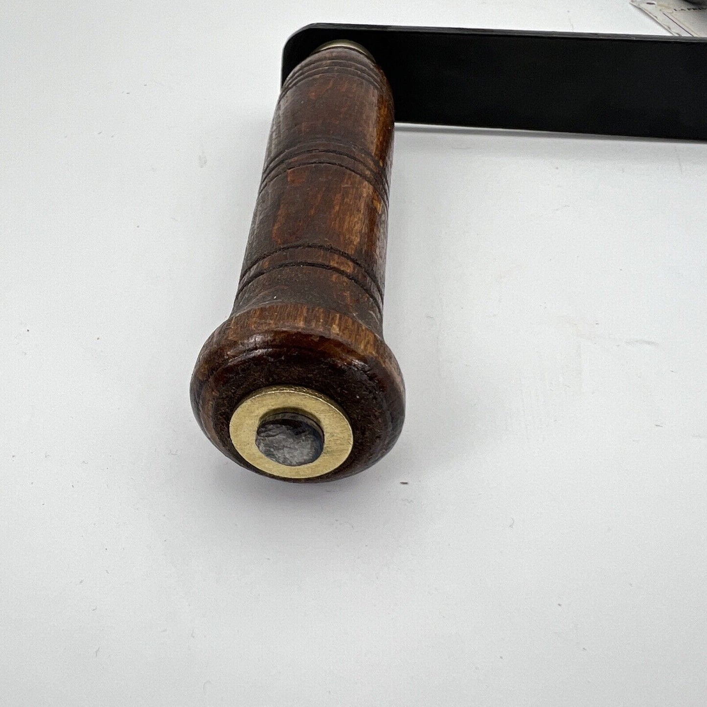 Manovella inglese antica per allungare tavolo da pranzo allungabile avvolgitore Categoria Accessori & Ferramenta d'epoca