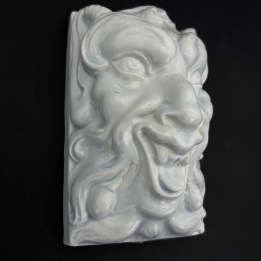 Mascherone Antico Grottesco Demoniaco in ceramica Maschera Demone Placca Diavolo Categoria Altro