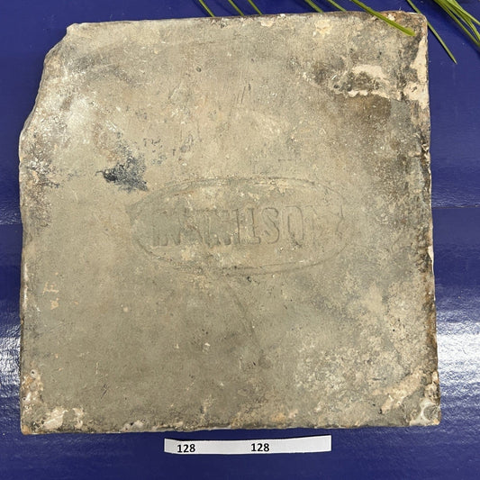 Mattonella Antica Decorativa Piastrella Riggiola vecchia Maiolica D'epoca Art128 Categoria Arte e antiquariato:Porcellana e ceramica:Piastrelle e mattonelle