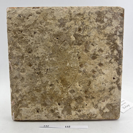 Mattonella Antica Decorativa Piastrella Riggiola vecchia Maiolica D'epoca Art132 Categoria Arte e antiquariato:Porcellana e ceramica:Piastrelle e mattonelle