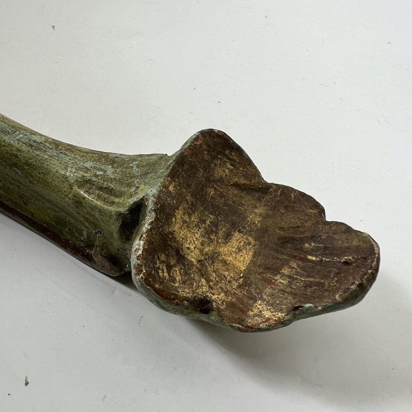 Mensola consolle antica veneziana in legno con cassetto laccata oro verde parete Categoria Mensole
