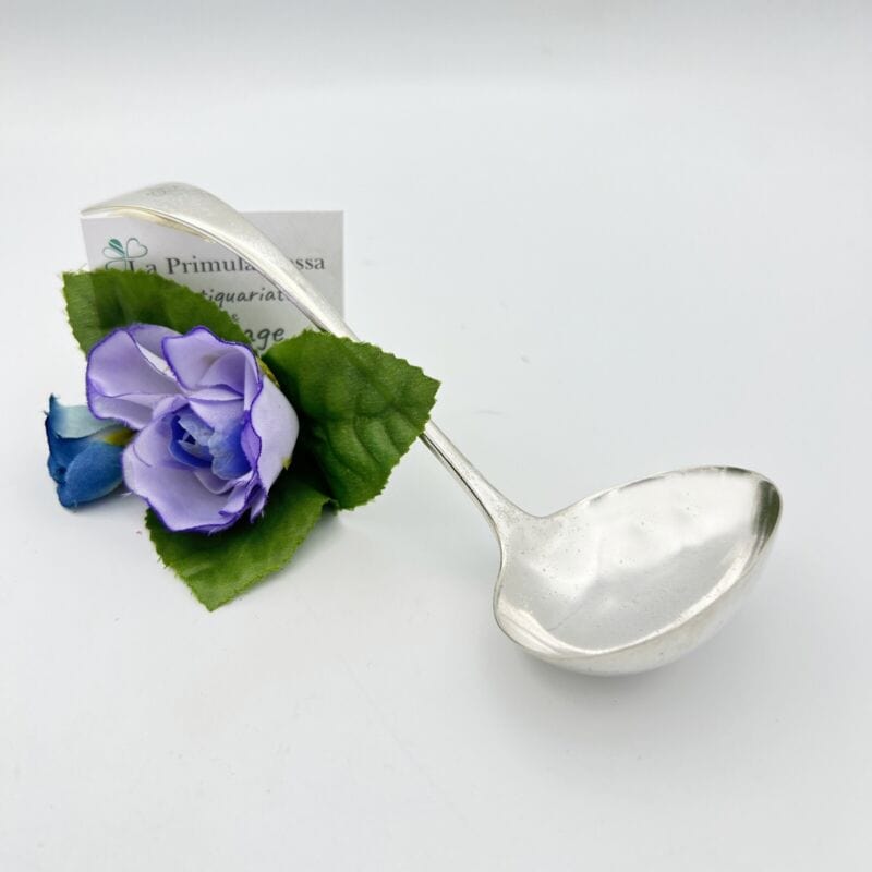 Mestolo antico in argento silver plated da salsa mestolino inglese d'epoca EPNS Categoria Sheffield & Argento