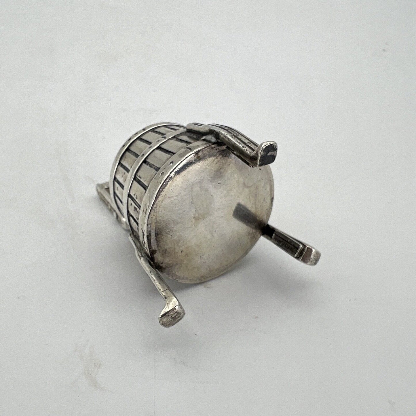Microfusione in Argento Antico lavatoio 800 miniatura Vintage da collezione Categoria Sheffield & Argento
