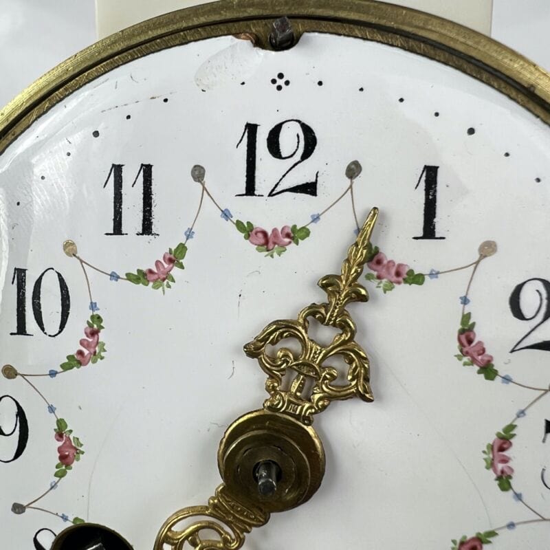 Orologio a Pendolo da Tavolo Antico Francese camino in marmo bronzo Funzionante Categoria Orologi, Accessori & Ricambi