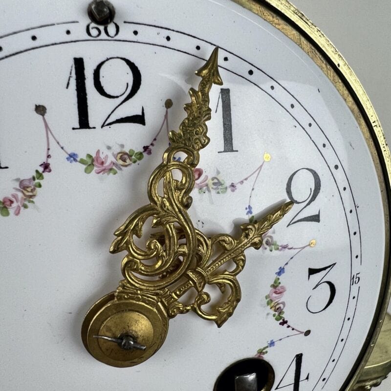 Orologio Antico da tavolo camino a pendolo epoca 800 in marmo bronzo Funzionante Categoria Orologi, Accessori & Ricambi