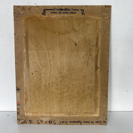 Pannello mezzo punto ricamo vintage ricamato Tela Punto croce Arazzo Francese Categoria Corredo Pizzi e Tessuti