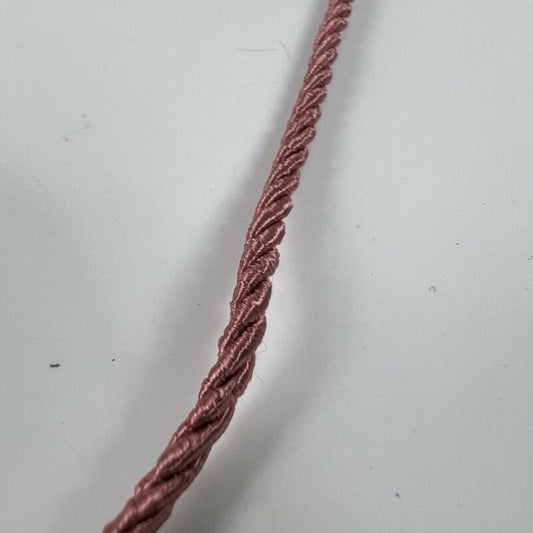 Passamaneria Cordino Rosa Antico intrecciato Nastro per Bomboniere lotto 5 mt Categoria Corredo Pizzi e Tessuti
