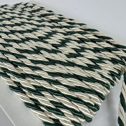 Passamaneria Verde Blu cordoncino intrecciato lotto 5 metri per sedie vetrine Categoria Hobby creativi:Cucito:Decorazioni e finiture:Passamanerie