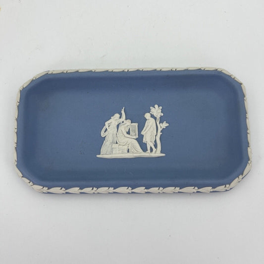 Piattino in porcellana Inglese Wedgwood Celeste Azzurro Vintage Vassoietto Categoria Piatti e Piattini