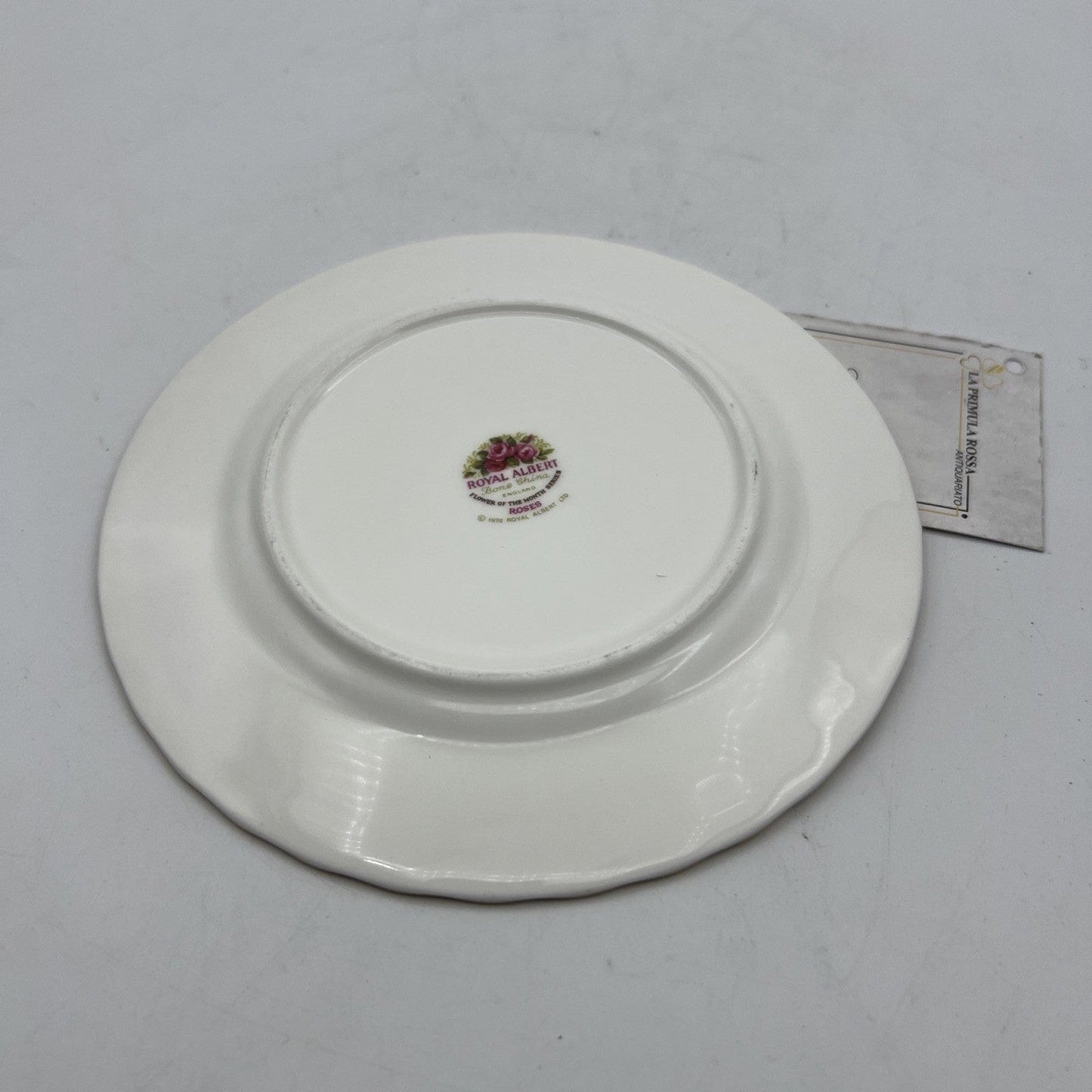 Piattino piatto da dolce per tazza tazzina TRIO Royal Albert mese inglese GIUGNO Categoria Servizio tazze - Tazze