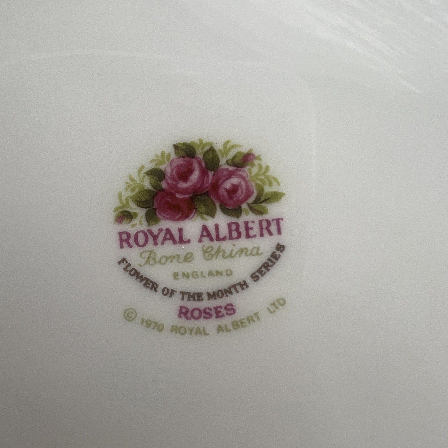 Piattino piatto da dolce per tazza tazzina TRIO Royal Albert mese inglese GIUGNO Categoria Servizio tazze - Tazze