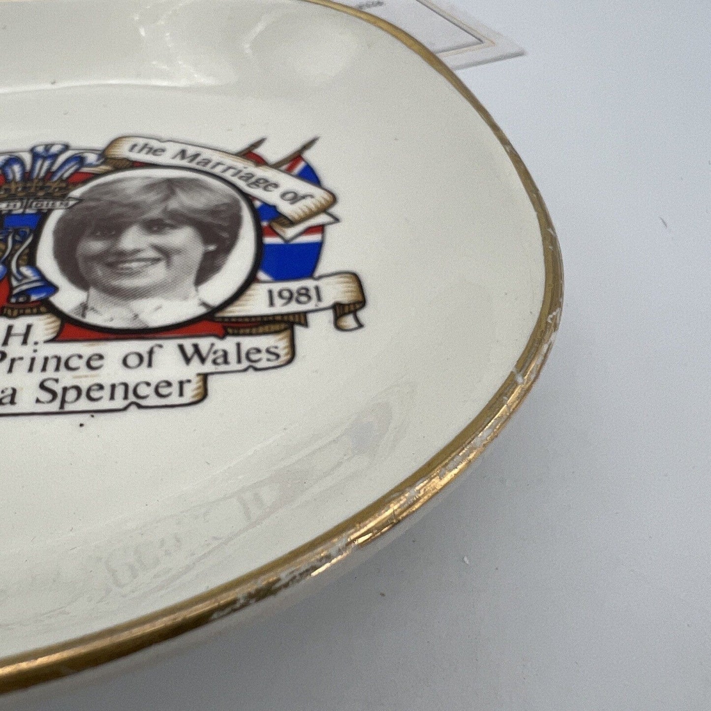 Piattino Vintage Inglese Matrimonio Principe Carlo e Lady Diana Casa Reale 1981 Categoria Piatti e Piattini