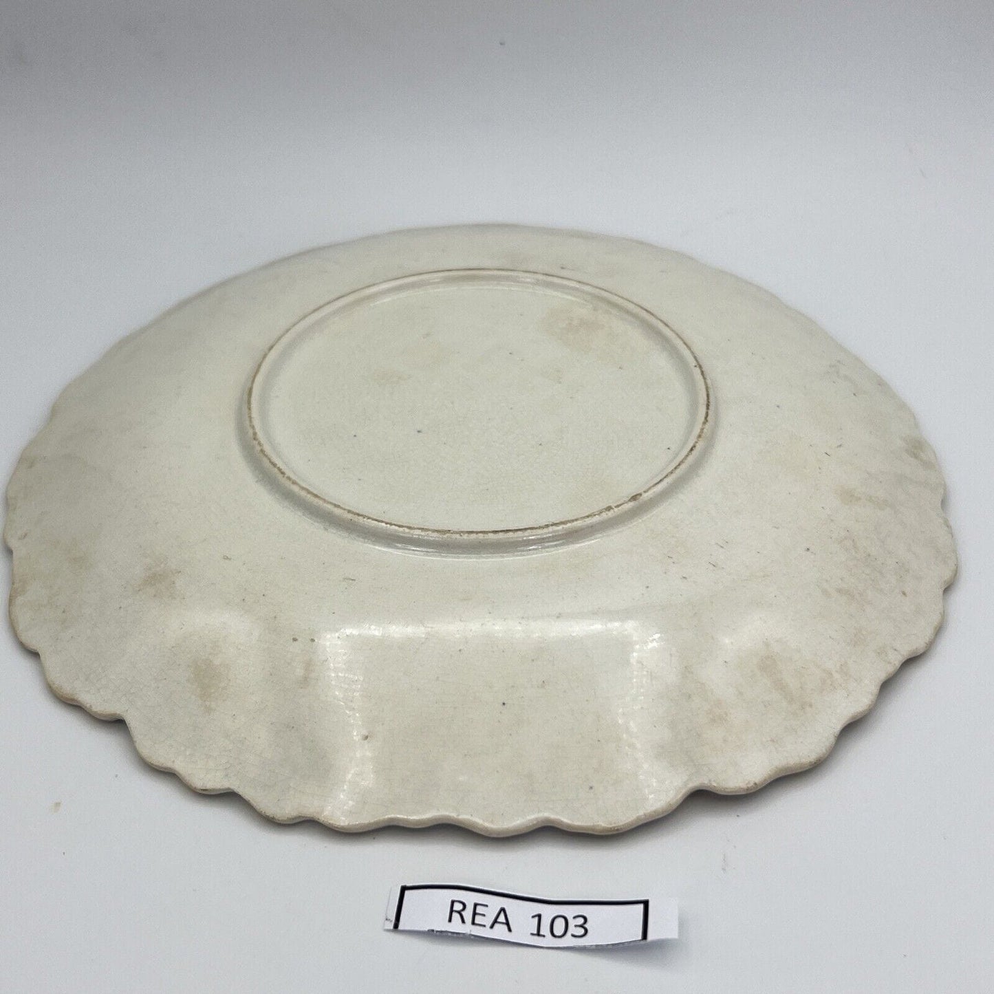 Piatto Antico in Ceramica della Regina Alexandra Casa Reale Inglese 1905 Categoria Arte e antiquariato:Porcellana e ceramica:Piatti commemorativi