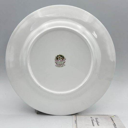 Piatto da dolce per frutta Royal Albert con mese Flower Of The Tè Month DICEMBRE Categoria Servizio tazze - Tazze