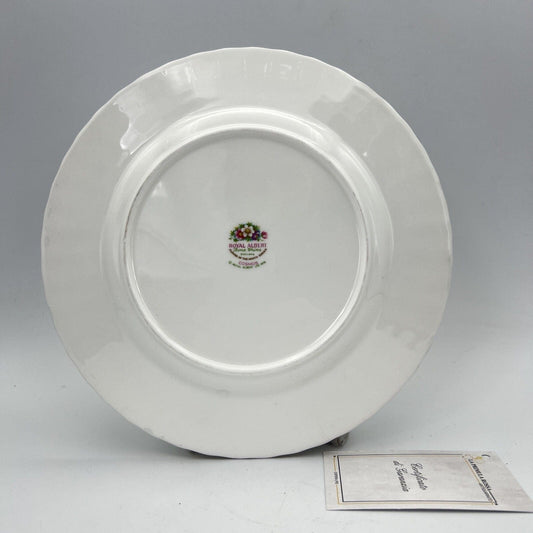 Piatto da dolce per frutta Royal Albert con mese Flower Of The Tè Month OTTOBRE Categoria Servizio tazze - Tazze