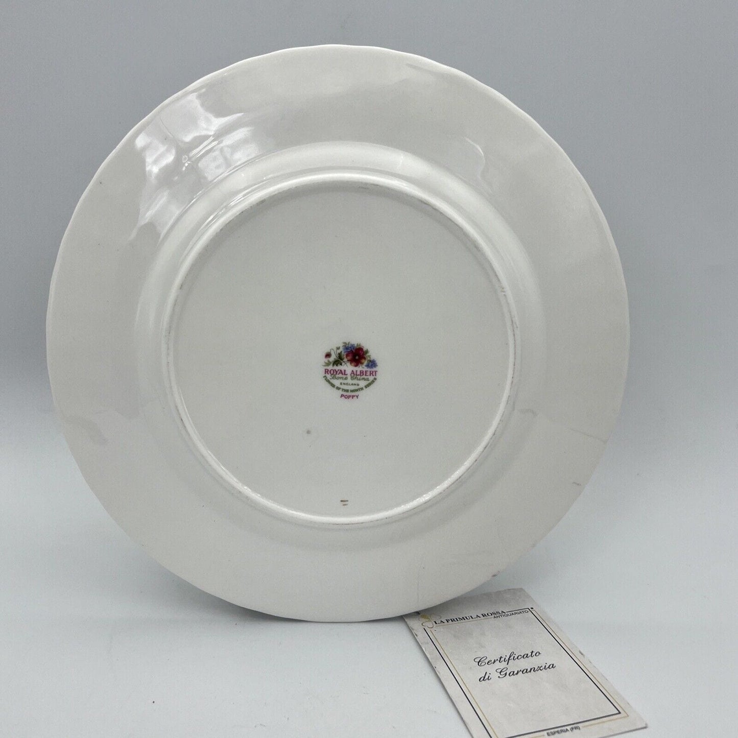 Piatto da dolce per frutta Royal Albert con mese inglese piattino Agosto 21 cm Categoria Servizio tazze - Tazze