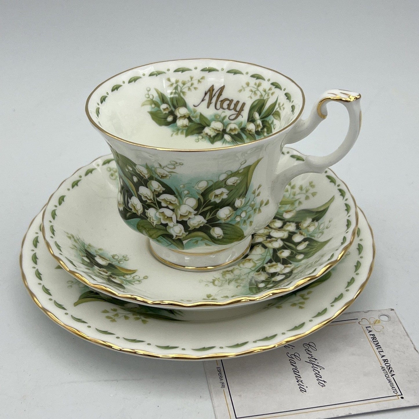Piatto da dolce per frutta Royal Albert con mese inglese piattino Maggio 16 cm Categoria Servizio tazze - Tazze