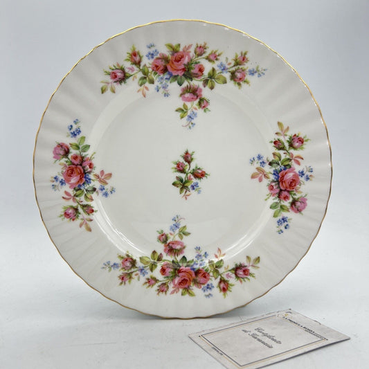 Piatto inglese in porcellana Vintage Royal Albert piattino 21 cm Moss Rose 1956 Categoria  Servizio tazze - Tazze