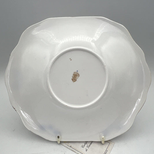 Piatto Vassoio antico Inglese in porcellana bianca classico motivo Imari 900 Categoria Piatti Vassoio