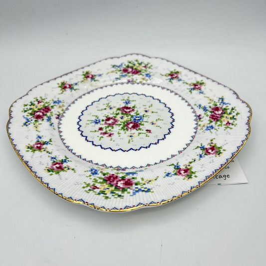 Piatto Vassoio da dolce Royal Albert Vintage Decoto Petit Point Mezzo Punto Categoria Piatti Vassoio