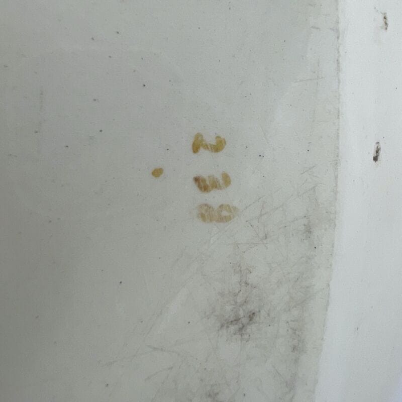 Piatto Vassoio ovale antico inglese in ceramica Keeling & Co Vecchio d'epoca 800 Categoria Ceramiche e Porcellane