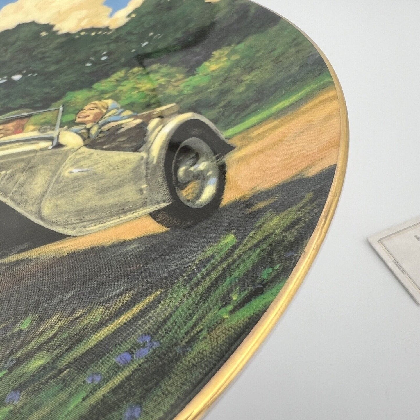 Piatto Vintage 1997 in Porcellana Da collezione Auto d'epoca MG TC 1947 Midget Categoria Piatti e Piattini