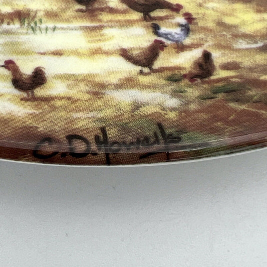 Piatto Vintage decorativo da muro in Porcellana Inglese Wedgwood Scena Campagna Categoria Piatti e Piattini