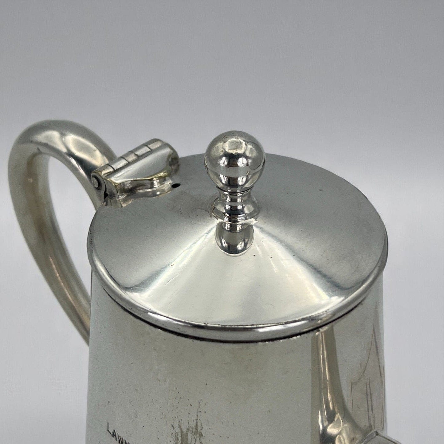 Piccola Caffettiera Antica inglese in argento Silver plated Teiera sheffield Categoria Sheffield & Argento