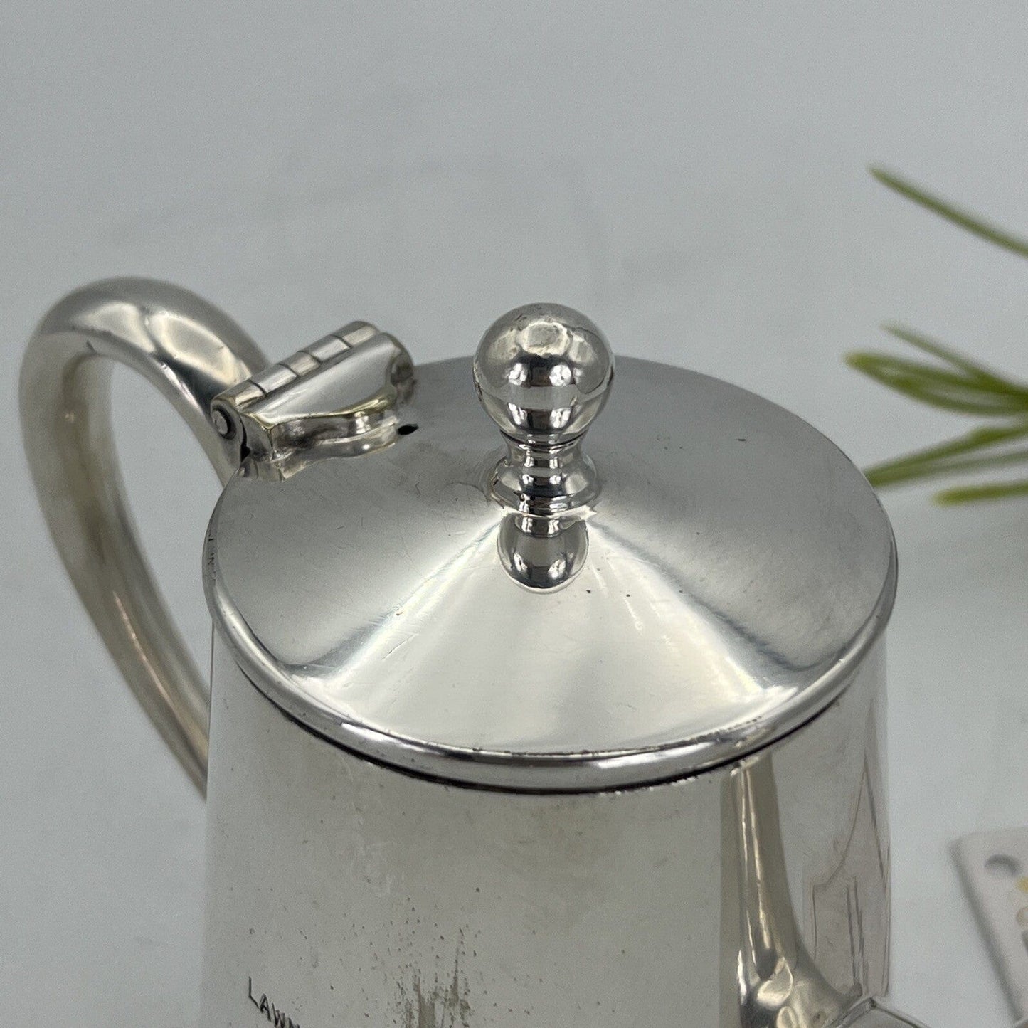 Piccola Caffettiera Antica inglese in argento Silver plated Teiera sheffield Categoria Sheffield & Argento