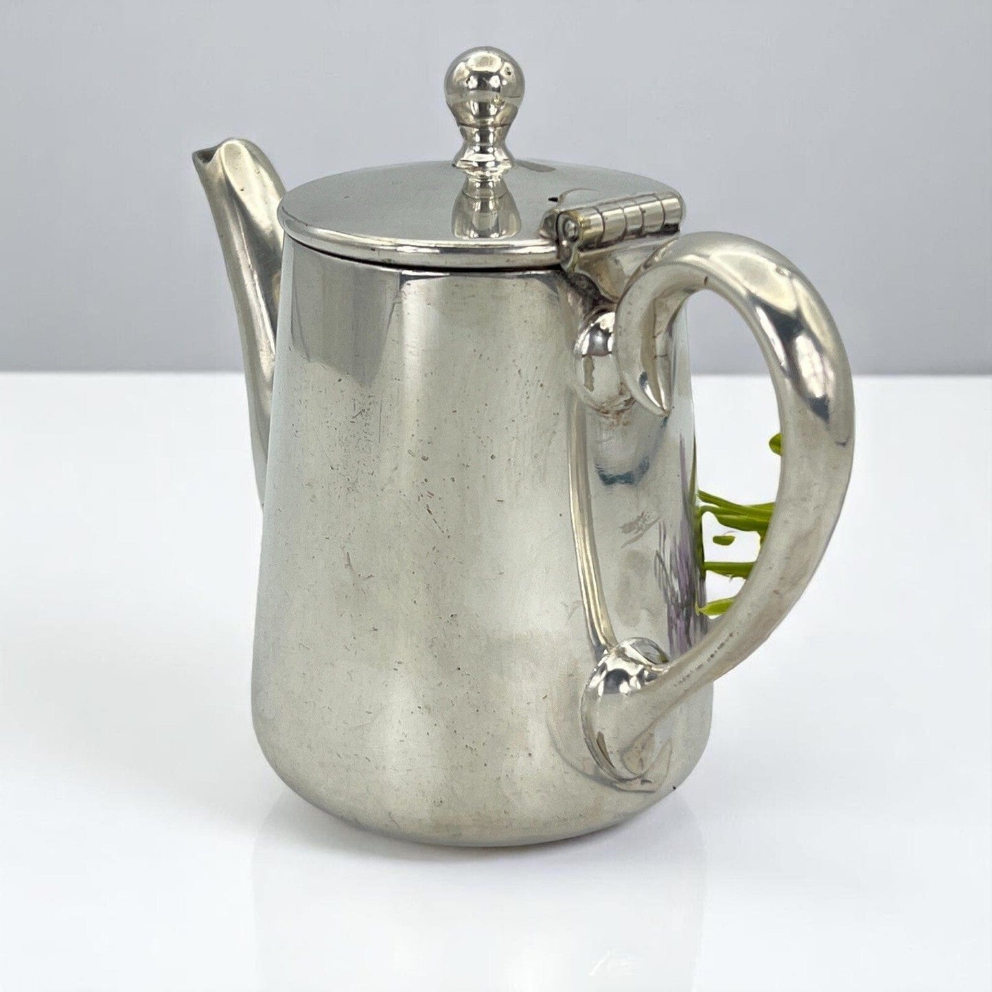 Piccola Caffettiera Antica inglese in argento Silver plated Teiera sheffield Categoria Sheffield & Argento