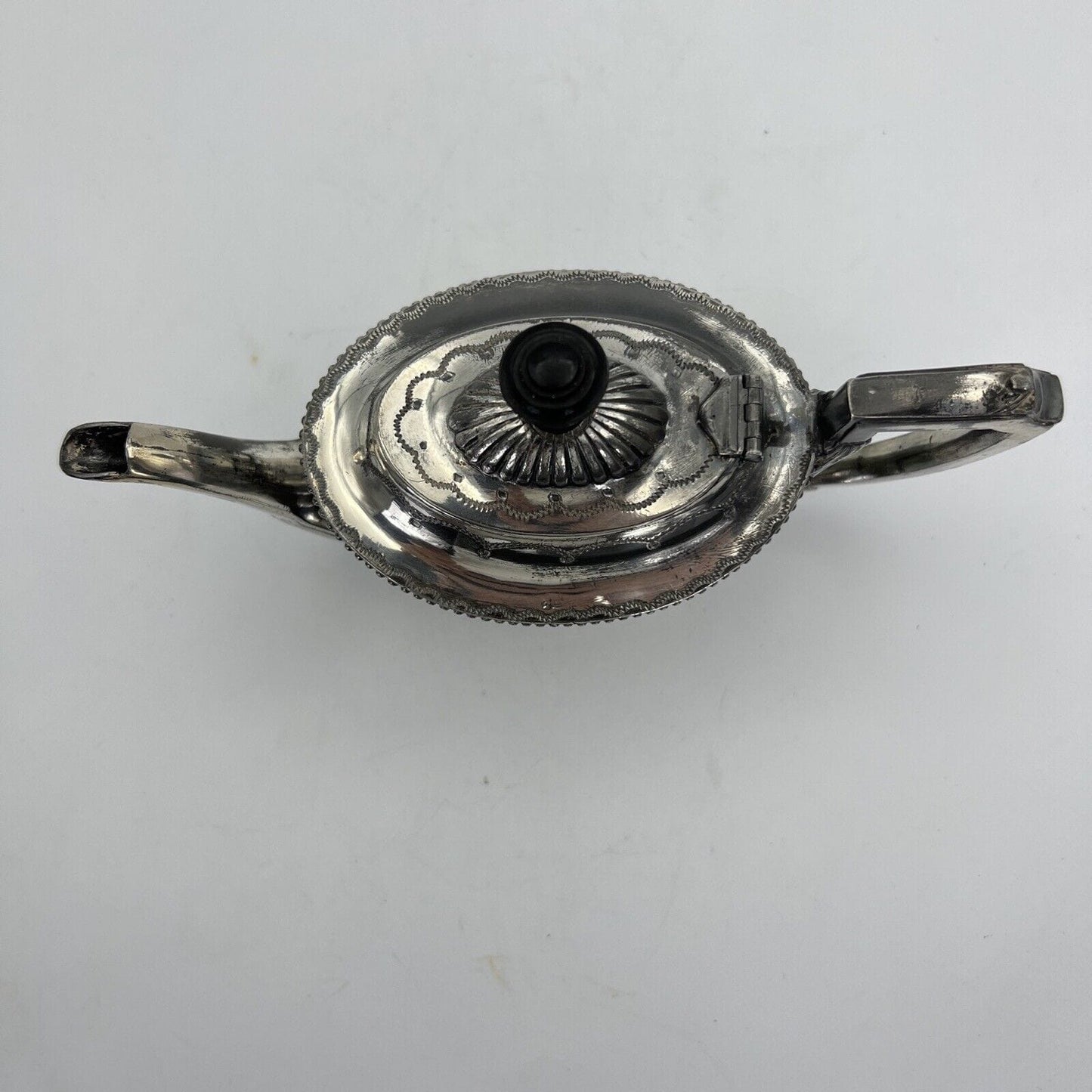 Piccola teiera antica inglese in argento silver plated sheffield d'epoca 800 Categoria Sheffield & Argento
