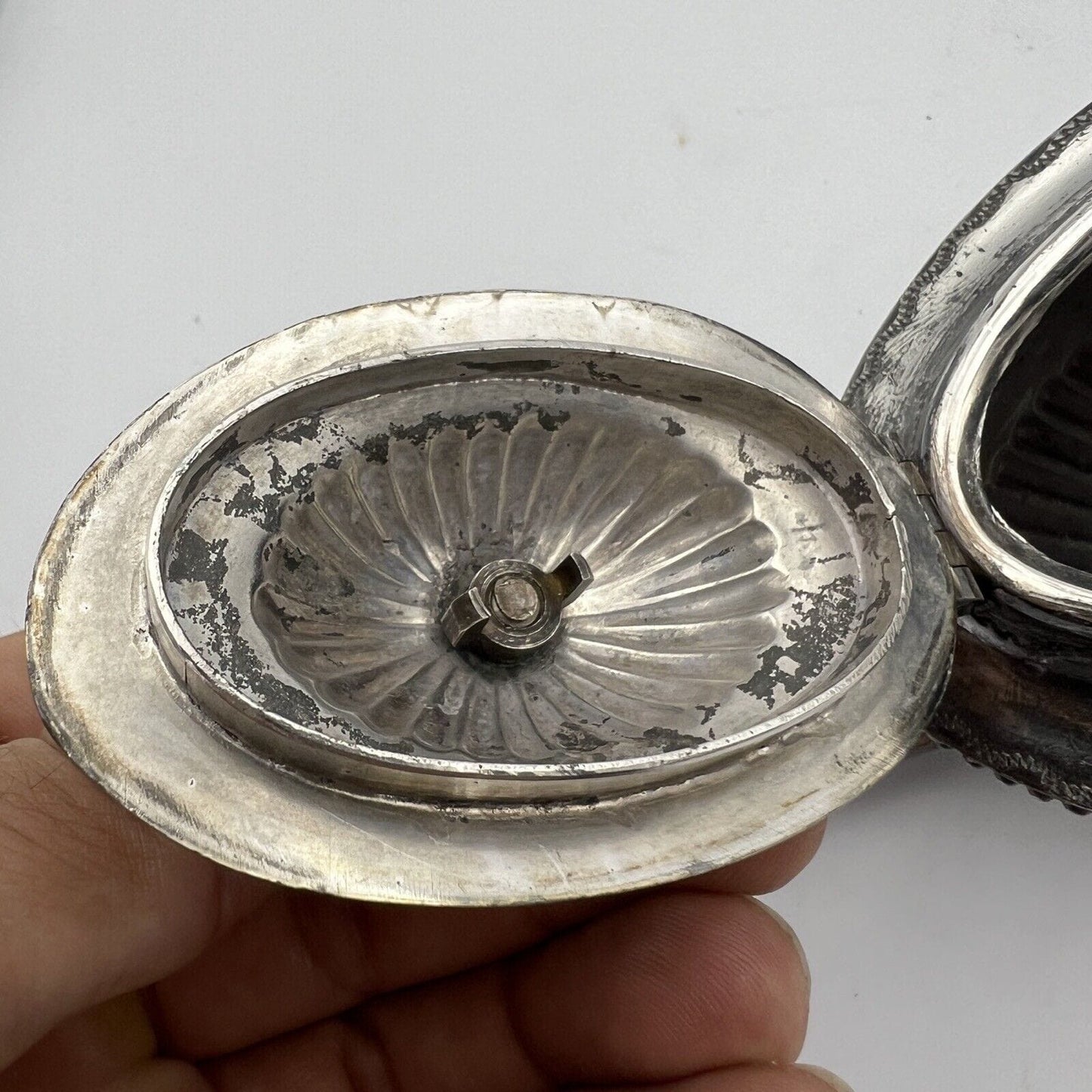 Piccola teiera antica inglese in argento silver plated sheffield d'epoca 800 Categoria Sheffield & Argento