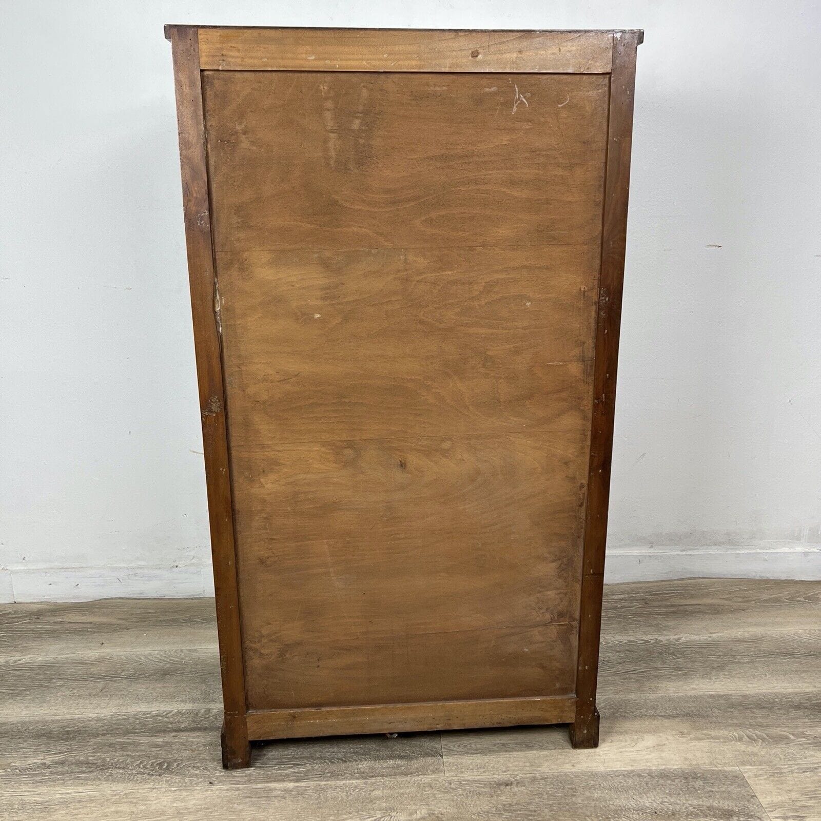 Piccolo Armadio antico 1 anta armadietto in legno mobile da ufficio schedario Categoria  Servante - Servantini