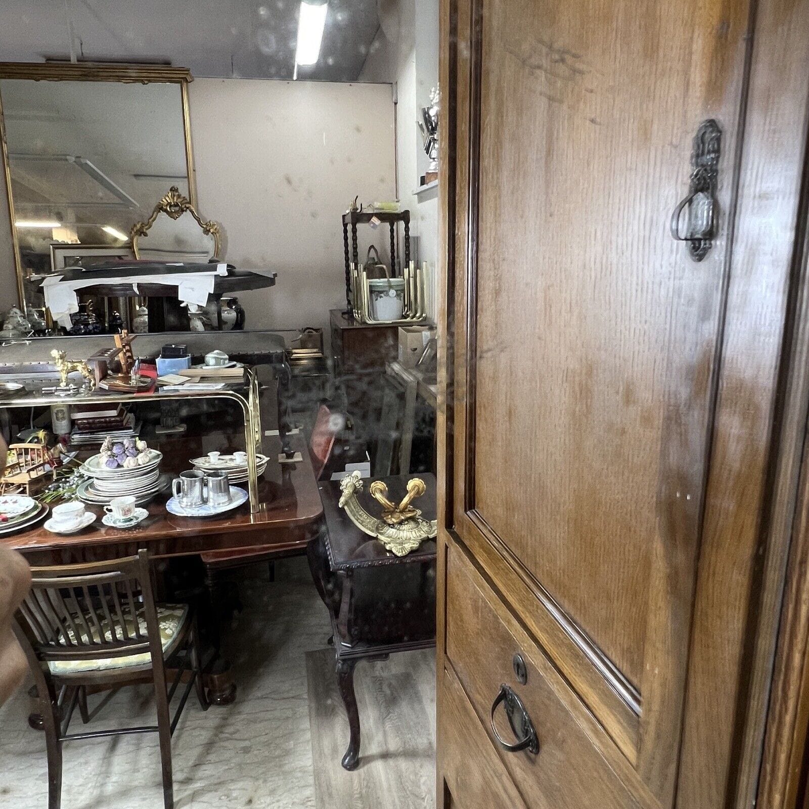 Piccolo Armadio guardaroba antico 1 anta armadietto dispensa stile arte povera Categoria  Servante - Servantini