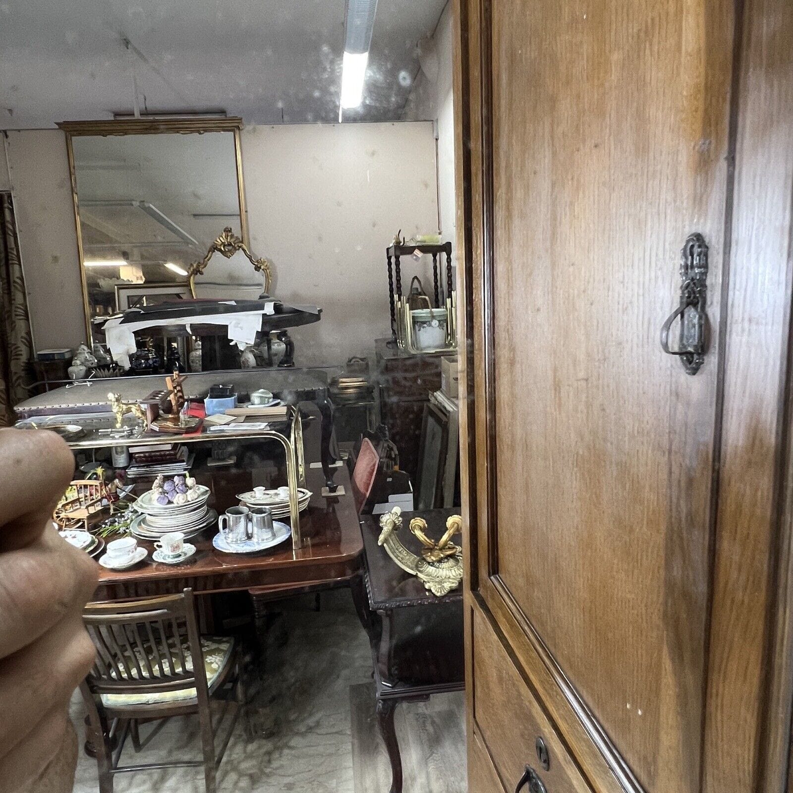 Piccolo Armadio guardaroba antico 1 anta armadietto dispensa stile arte povera Categoria  Servante - Servantini