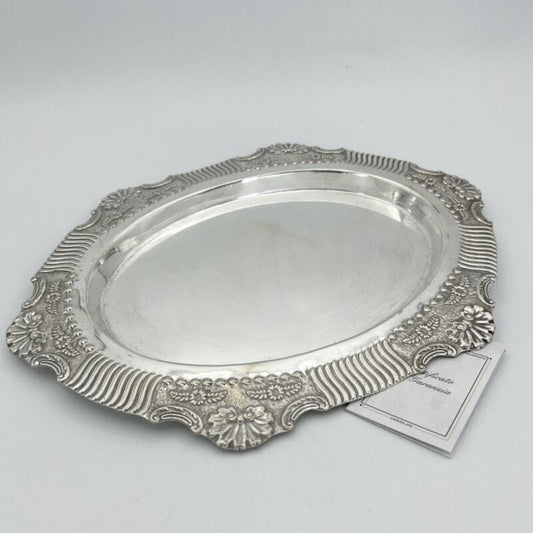 Piccolo Vassoio in argento sheffield antico silver plated da tavola epoca 800 Categoria  Sheffield & Argento