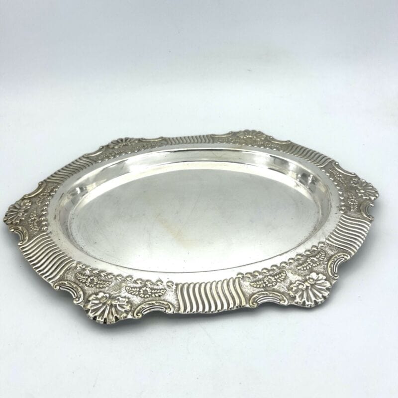 Piccolo Vassoio in argento sheffield antico silver plated da tavola epoca 800 Categoria  Sheffield & Argento