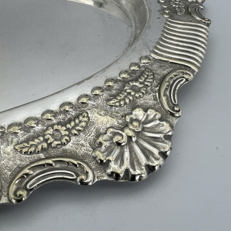 Piccolo Vassoio in argento sheffield antico silver plated da tavola epoca 800 Categoria Sheffield & Argento