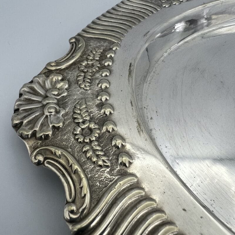 Piccolo Vassoio in argento sheffield antico silver plated da tavola epoca 800 Categoria  Sheffield & Argento