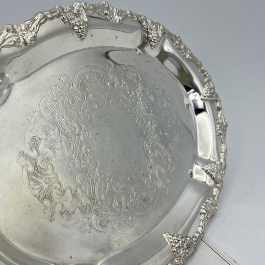 Piccolo Vassoio in argento sheffield silver plated da tavola Stile antico 800 Categoria Sheffield & Argento