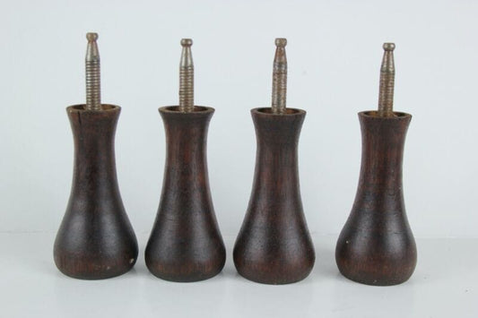 Piedi antichi in legno per mobile vecchi accessori d'epoca restauro piedini Categoria Restauro